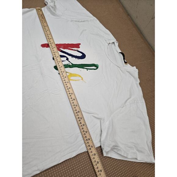 Polo Ralph Lauren Men's White T-Shirt Short Sleeves Custom Size 2XL Big - Picture 6 of 8